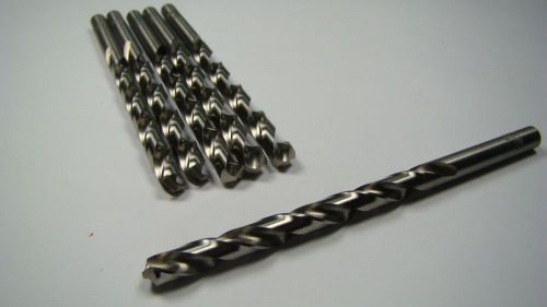 Jobber length drill bits #b 0.2380&#034; 118 deg hss bright usa qty 6 [053] for sale
