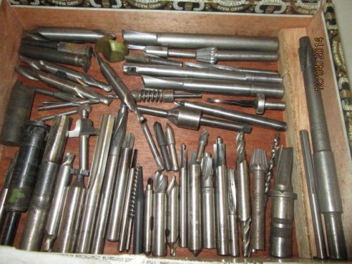 MACHINIST TOOLS LATHE MILL Large Lot of Misc. Machinist Cutters  End Mill s Etc