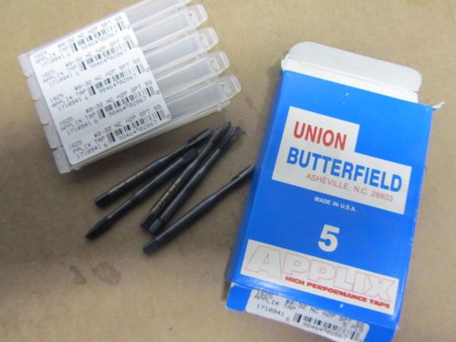 5 pcs UB UNION BUTTERFIELD 8-32 NC APPLIX Taps H2P Spiral Point 2 Flutes 1710941