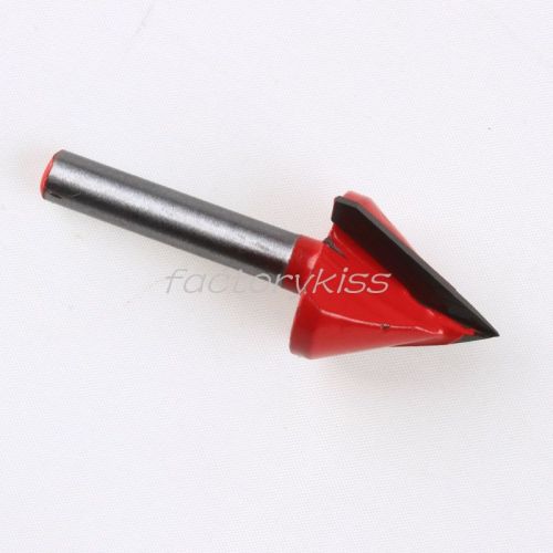 6x 22mm 60 Deg CNC Computer Engraving V Groove Router Bit WDE
