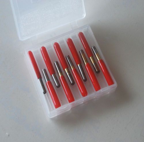 10x titanium coated carbide pcb engraving cnc bit router tool 10 degree 0.1mm for sale