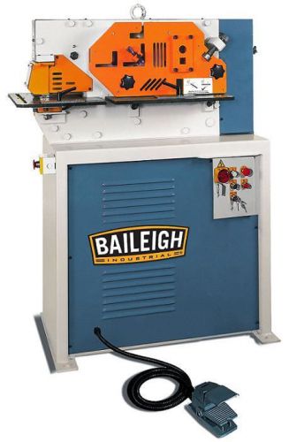 44 ton 6.88&#034; thrt baileigh sw-443 new ironworker, 4 station, 5 hp, 220v, 3-phase for sale