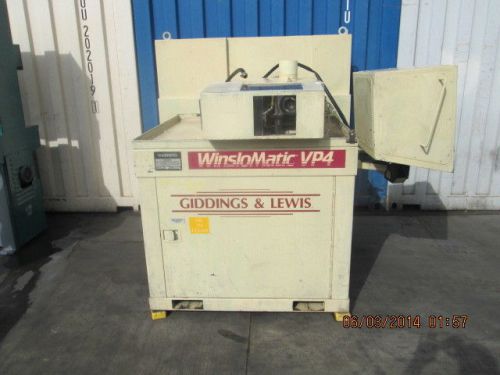 GIDDINGS &amp; LEWIS WINSLOWMATIC MODEL VP4 CNC DRILL GRINDER