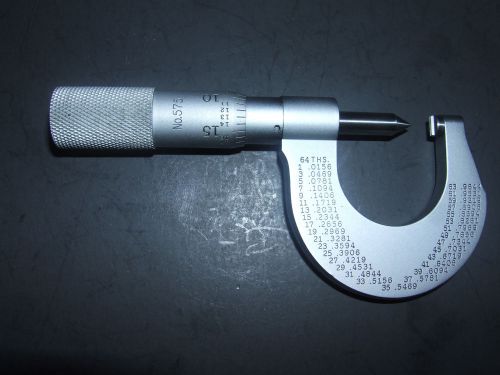 Starrett No. 575 - Micrometer - Whit. Std. - 22 to 30P - Used