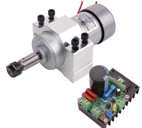 300w cnc spindle motor kits +  pwm speed controller +  mount bracket for sale