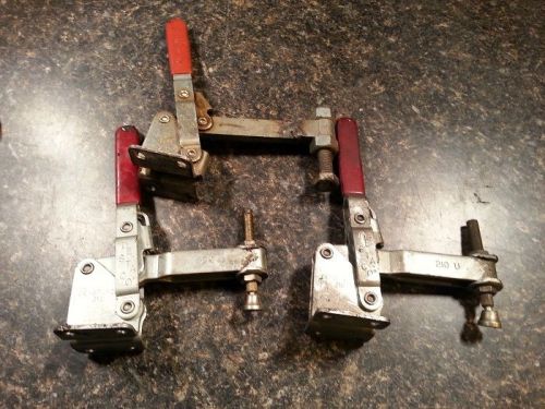 Lot of 3 210 U Vertical Handle Hold Down Clamp