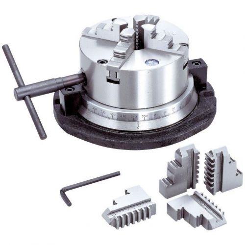 8 INCH 4-JAW SELF-CENTERING ROTARY CHUCK (3900-2418) - MADE IN TAIWAN