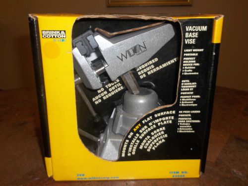 Wilton Brink &amp; Cotton Vacuum Bas Vise NEW in box # 63500 Great Condition!!