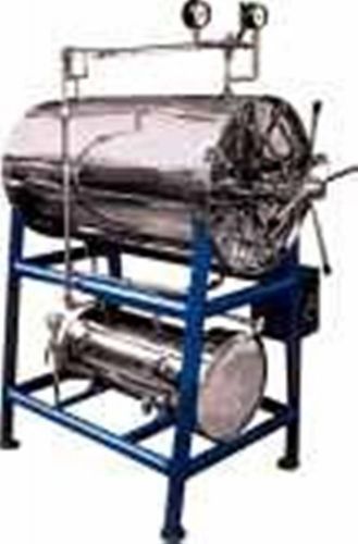 Horizontal high pressure cylindrical steam sterilizer for sale