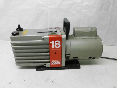 Edwards E2M-18 Duel Stage Rotary Vane High Vacuum Pump
