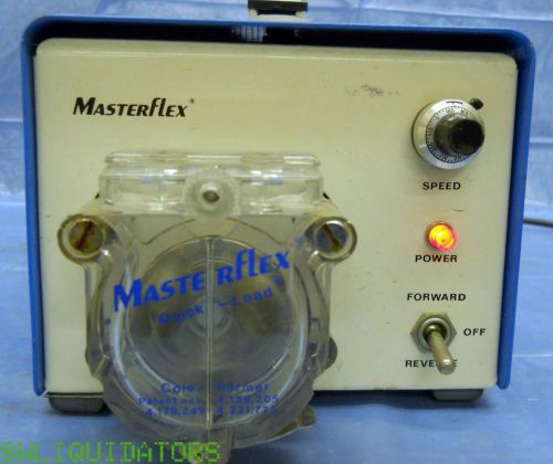 Cole-parmer masterflex peristaltic pump 7520-20 with quick-load tubing head for sale