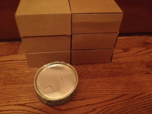 Disposable aluminum sample pans dishes for moisture analyzer - box of 50 pans for sale