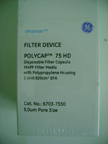 Whatman POLYCAP 75 HD Disposable Filter Capsule 820 cm EFA 5.0 µm