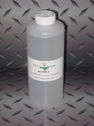 TEX LAB SUPPLY 1 LITER Benzyl Alcohol USP Grade - Sterile FREE SHIPPING!