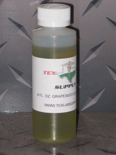 Tex lab supply 4 fl. oz. grape seed oil usp grade - sterile for sale