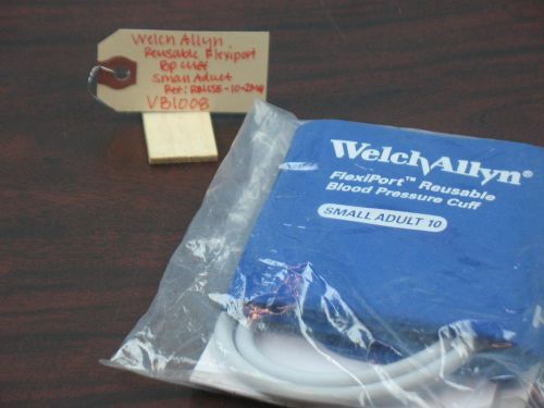 New welch allyn reuse-10-2mq reusable flexiport blood pressure cuff sm adult 10 for sale