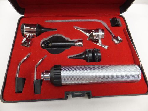 RA Bock Pro Physician ENT Otoscope Ophthalmoscope Kit with HARD CASE