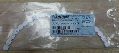 SYNTHES 329.66 BENDING TEMPLATE 22 HOLES 35.MM FOR RECONSTRUCTION PLATES NEW!!!