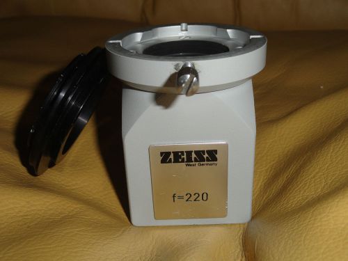 ZEISS OPMI F=220MM 220 SLR CAMERA ADAPTER OPMI SURGICAL OPERATING MICROSCOPE