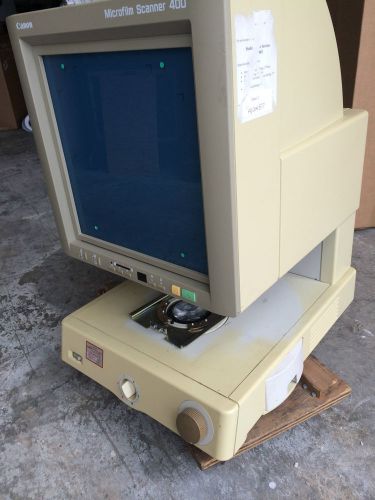 CANON MS-400  MICROFILM Scanner.