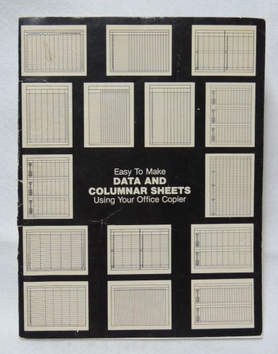 1980 EASY TO MAKE GRAPHS &amp; CHARTS Using Your Office Copier COPY MACHINE SC BOOK