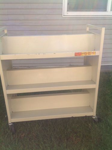Bretford manufacturing book utility cart - 6 shelf double sided for sale