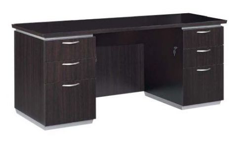 New pimlico laminate kneespace office credenza desk for sale