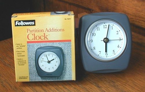 New fellowes partition additions cubicle personal clock 75277 for sale