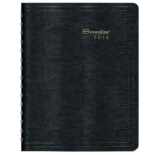 Rediform CB960BLK Essential 4-person Daily Appointment Book, 8-1/2 X 11, Black,