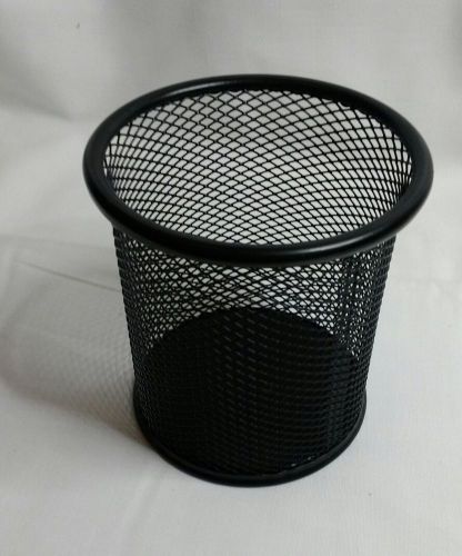 Mesh Metal Pen Pencil Holder Cosmetic Stationery Container Organizer Desk Office