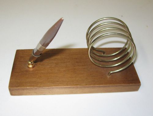Vintage Pen With Letter Envelope Holder Desk Set