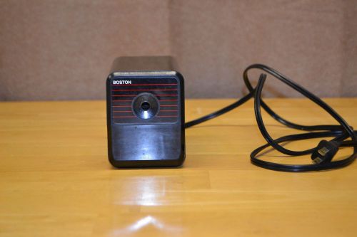 Boston Electric Pencil Sharpener, Model 18, Black and Red