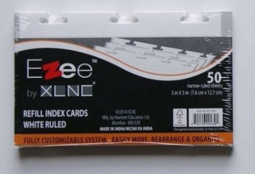 Ezee Index Cards Refill 2 Packs - 100 Count