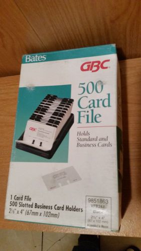 GBC Bates VUE FILE With 500 Address Cards