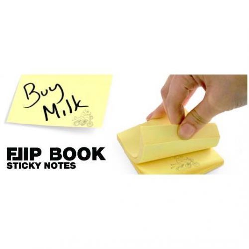 Suck UK Flip Book Animation Sticky Notes Memo Pad 3 Pack Office Art kids Gift