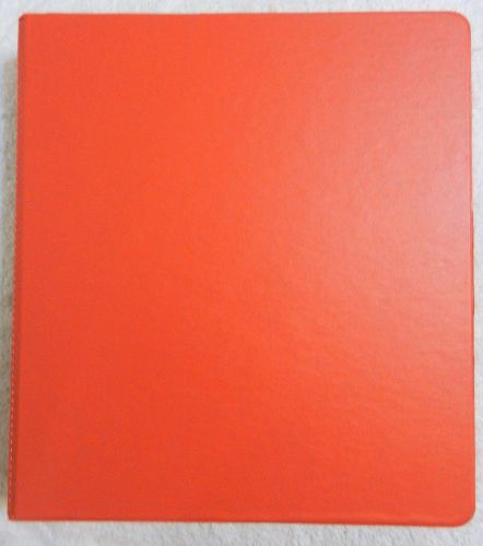 Wilson jones ultra-duty 1&#034; binder   -d-lock rings- 4 pockets red for sale