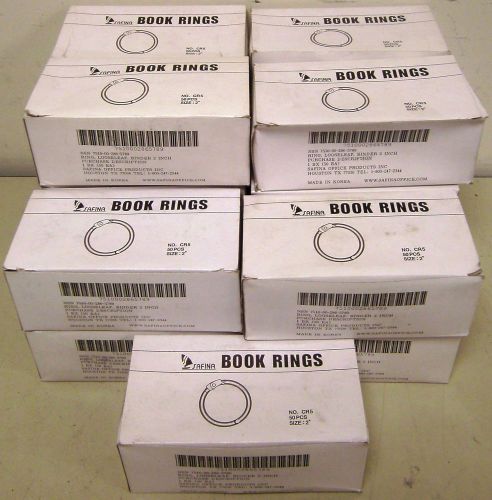 Lot of 800+ Safina 2&#034; Binder Rings Looseleaf No. CR5 7510002865789 NEW IN BOX