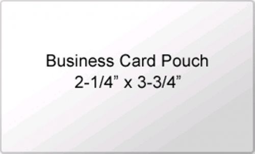 Business Card Size 5 mil Laminating Pouches Box of 2500 Heat Sealing