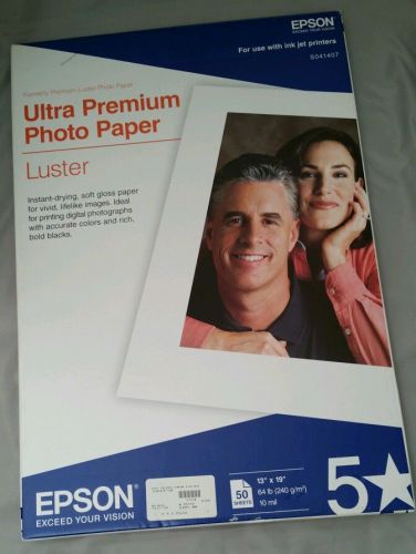Epson Premium Luster Photo Paper 13&#034; x 19&#034;