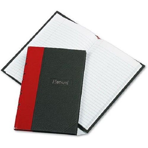 144 Page Boorum &amp; Pease Record/Account Book, Black/Red
