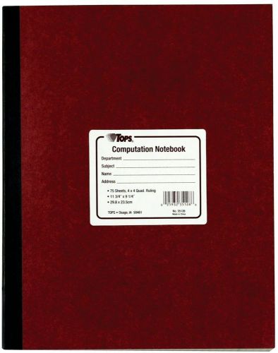 Putation Notebook 11 3/4&#034;x 9 1/4&#034; Sheets Quad Ruling Top35126
