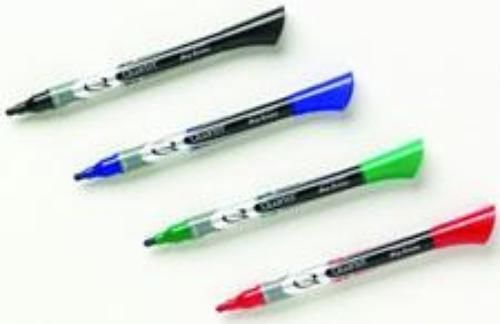 Acco enduraglide dry erase markers fine tip assorted standard colors 4 count for sale