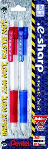 Pentel Pencil .e-Sharp .7mm 2 Pack