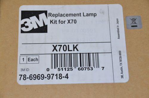 78-6969-9718-4 Genuine OEM Replacement Lamp For 3M Projector X70 Brand NEW