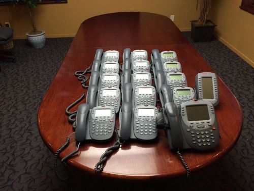 17 Avaya 5410 Office Phones With Accessories
