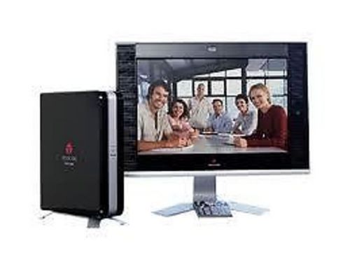 Polycom hdx 4000/4002 video conference system included 20.1 inches lcd monitor for sale