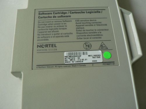 Nortel NT7B72FG-93 Software Cartridge