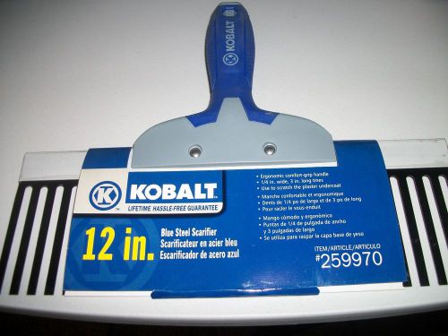 Kobalt blue steel scarifier 8176 for concrete or stucco or whatever