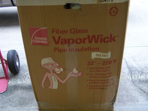 17 Owens Corning - VaporWick Fiber Glass Pipe Insulation 1/2 x 2