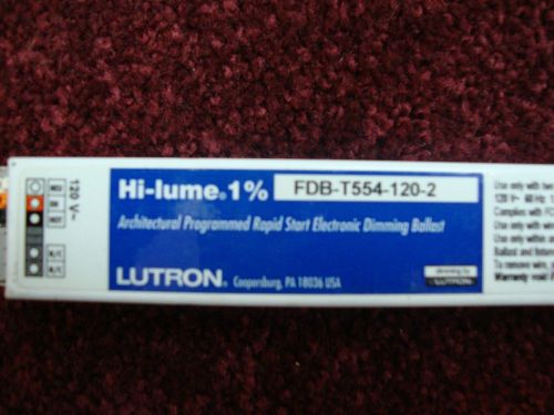 Lutron fdb-t554-120-2 dimming ballast,120v***new for sale